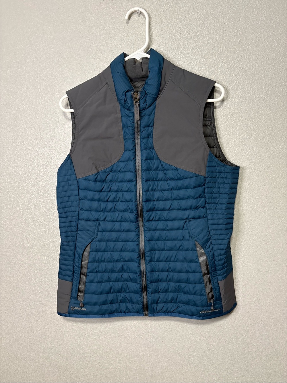 Eddie Bauer Sport Shop MicroTherm StormDown Field Vest Mens Medium 700 Fill Down
